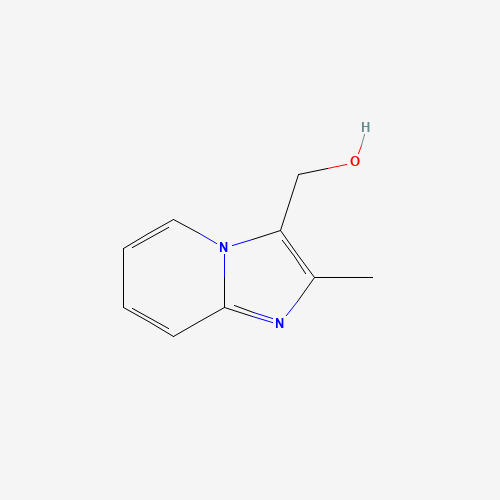 {2-Methylimidazo[1,2-a]pyridin-3-yl}methanol (CAS: 30489-44-2) - Chemical Structure and Molecular Formula 