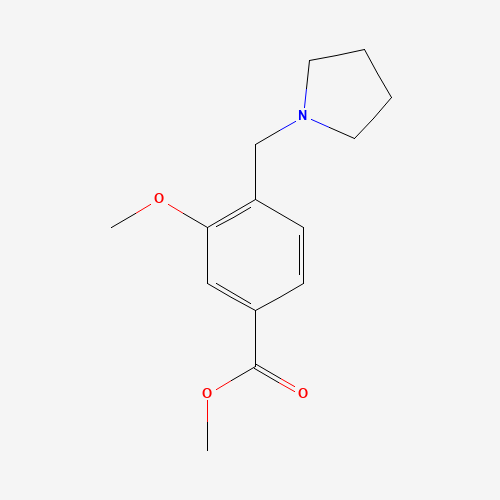 Methyl 3-methoxy-4-(pyrrolidin-1-ylmethyl)benzoate (CAS: 193964-75-9) - Related Chemical Product