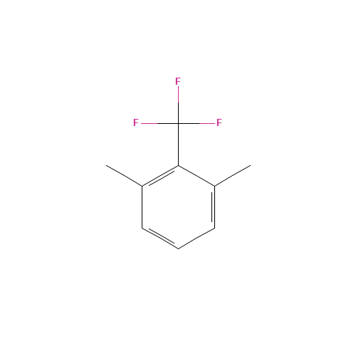 1,3-Dimethyl-2-(trifluoromethyl)benzene (CAS: 41818-96-6) - Chemical Structure and Molecular Formula 