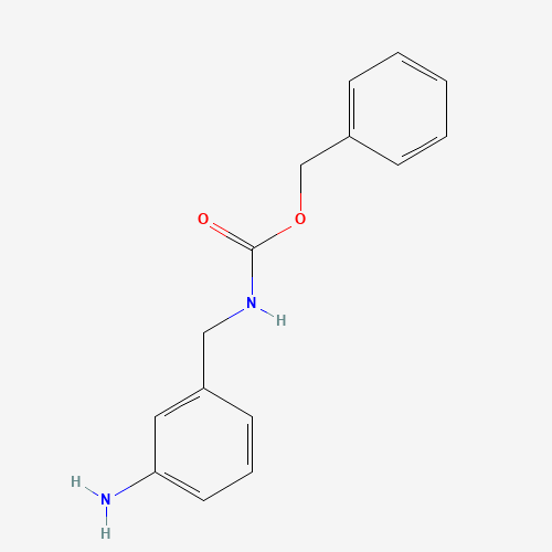 3-N-Cbz-Aminomethylaniline (CAS: 374554-26-4) - Chemical Structure and Molecular Formula 