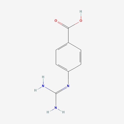 4-[(Diaminomethylene)amino]benzoic acid hydrochloride (CAS: 16060-65-4) - Chemical Structure and Molecular Formula 