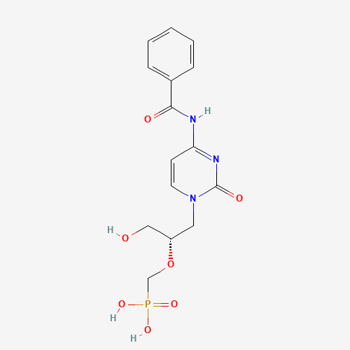 (S)-N1-[(3-Dihydroxy-2-phosphonylmethoxy)propyl]-N4-benzoyl-cytosine (CAS: 132336-37-9) - Related Chemical Product