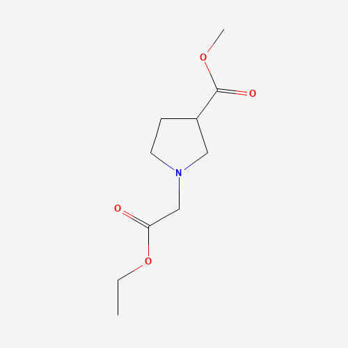 methyl 1-(2-ethoxy-2-oxoethyl)pyrrolidine-3-carboxylate (CAS: 142483-57-6) - Related Chemical Product
