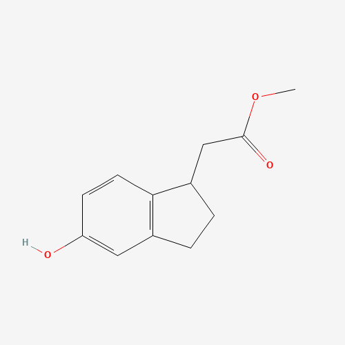 Methyl 2-(5-hydroxyindan-1-yl)acetate (CAS: 856169-08-9) - Related Chemical Product