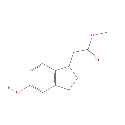 Methyl 2-(5-hydroxyindan-1-yl)acetate (CAS: 856169-08-9) - Related Chemical Product
