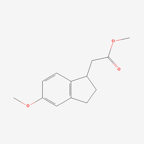 Methyl 2-(5-methoxyindan-1-yl)acetate (CAS: 856169-07-8) - Related Chemical Product