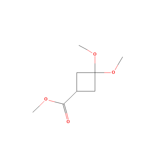 3,3-Dimethoxycyclobutane-1-carboxylate methyl ester (CAS: 98231-07-3) - Related Chemical Product