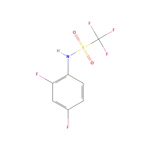 N-(2,4-difluorophenyl)-1,1,1-trifluoromethane sulfonamide (CAS: 23384-22-7) - Related Chemical Product