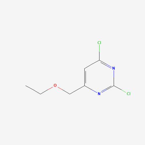 2,4-Dichloro-6-(ethoxymethyl)pyrimidine (CAS: 1289385-14-3) - Chemical Structure and Molecular Formula 