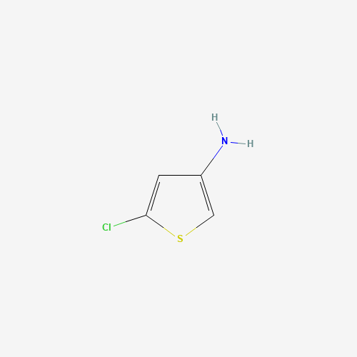3-Thiophenamine, 5-chloro- (CAS: 123403-75-8) - Chemical Structure and Molecular Formula 