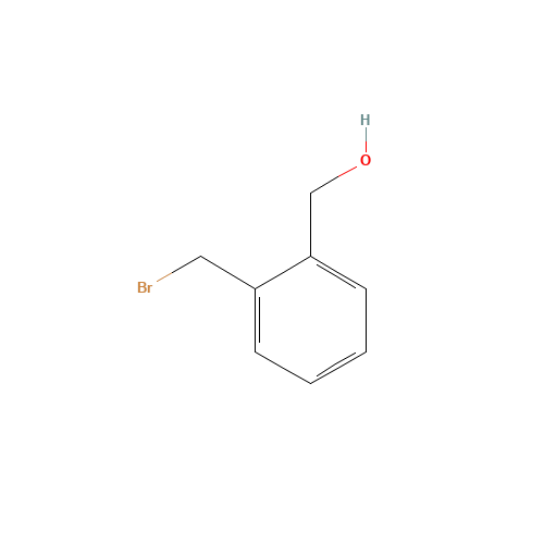 Benzenemethanol, 2-(bromomethyl)- (CAS: 74785-02-7) - Chemical Structure and Molecular Formula 