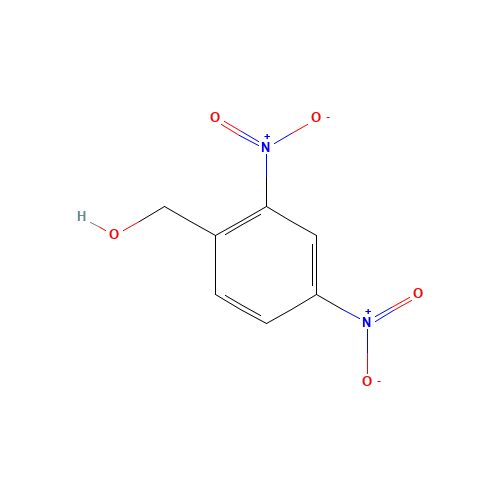 Benzenemethanol, 2,4-dinitro- (CAS: 4836-66-2) - Chemical Structure and Molecular Formula 