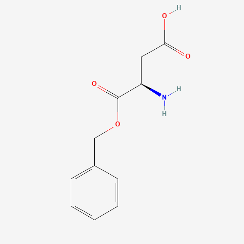 (3S)-3-Ammonio-4-(benzyloxy)-4-oxobutanoate (CAS: 6367-42-6) - Chemical Structure and Molecular Formula 