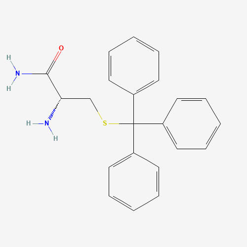 S-Trityl-L-cysteinamide hydrochloride (CAS: 166737-85-5) - Chemical Structure and Molecular Formula 