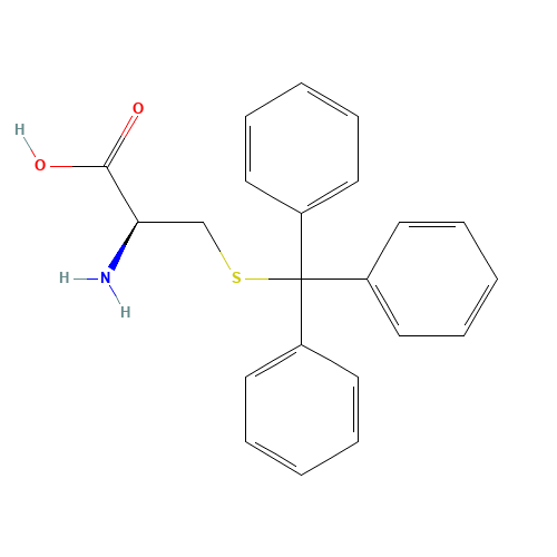 S-Tritylcysteine (CAS: 25840-82-8) - Chemical Structure and Molecular Formula 