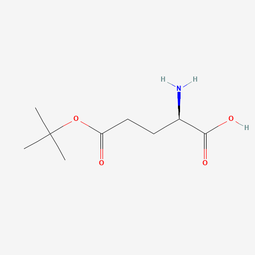 2R)-2-Ammonio-5-[(2-methyl-2-propanyl)oxy]-5-oxopentanoate (CAS: 45125-00-6) - Chemical Structure and Molecular Formula 