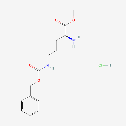 H-ORN(Z)-OME HCL (CAS: 5874-75-9) - Chemical Structure and Molecular Formula 