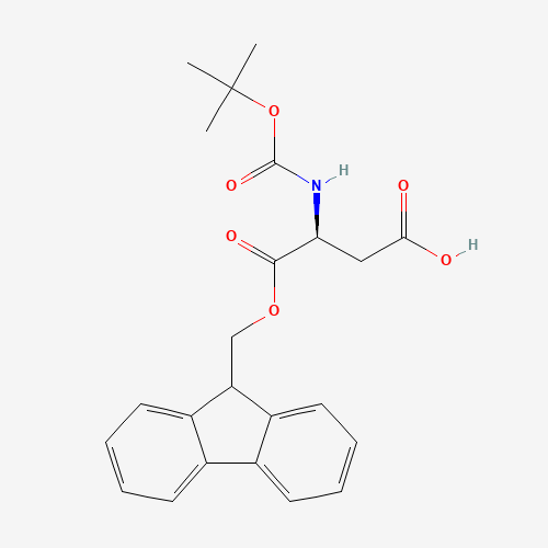 BOC-ASP-OFM (CAS: 129046-87-3) - Chemical Structure and Molecular Formula 