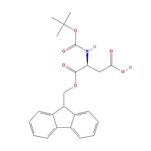 BOC-ASP-OFM (CAS: 129046-87-3) - Chemical Structure and Molecular Formula 