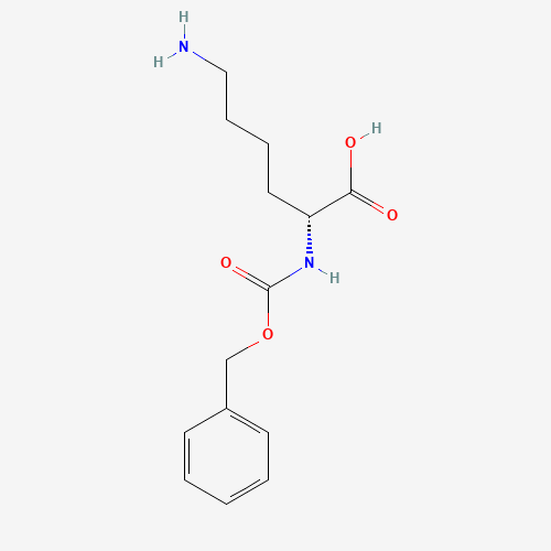 Z-D-LYS-OH (CAS: 70671-54-4) - Chemical Structure and Molecular Formula 
