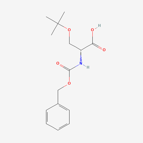 Z-D-SER(TBU)-OH (CAS: 65806-90-8) - Chemical Structure and Molecular Formula 