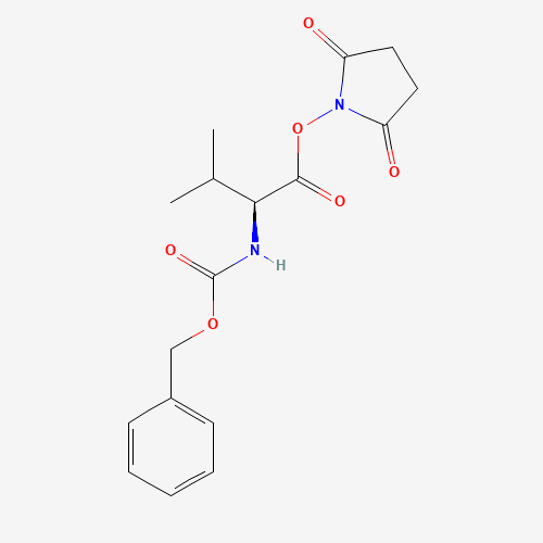 Z-VAL-OSU (CAS: 3496-11-5) - Chemical Structure and Molecular Formula 
