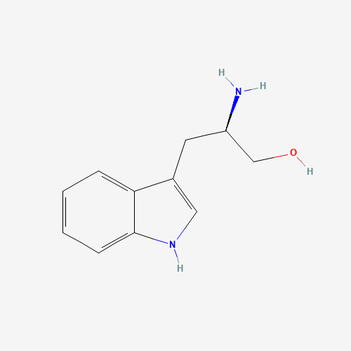 (2S)-2-Amino-3-(1H-indol-3-yl)-1-propanol (CAS: 52485-52-6) - Chemical Structure and Molecular Formula 