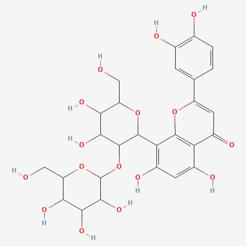2'-O-beta-L-galactopyranosylorientin (CAS: 861691-37-4) - Chemical Structure and Molecular Formula 