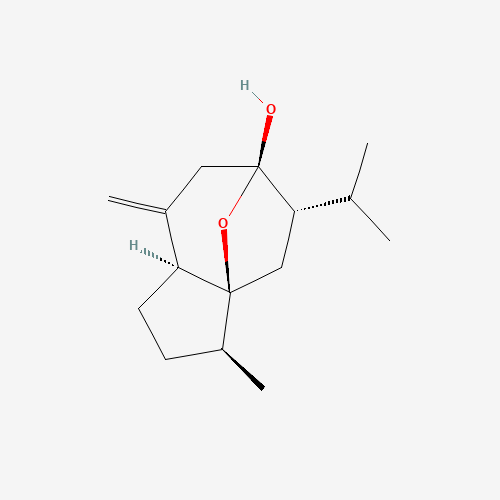 (2S,5S,8S,9S)-9-Isopropyl-2-methyl-6-methylene-11-oxatricyclo[6.2.1.01,5]undecan-8-ol (CAS: 4871-97-0) - Related Chemical Product