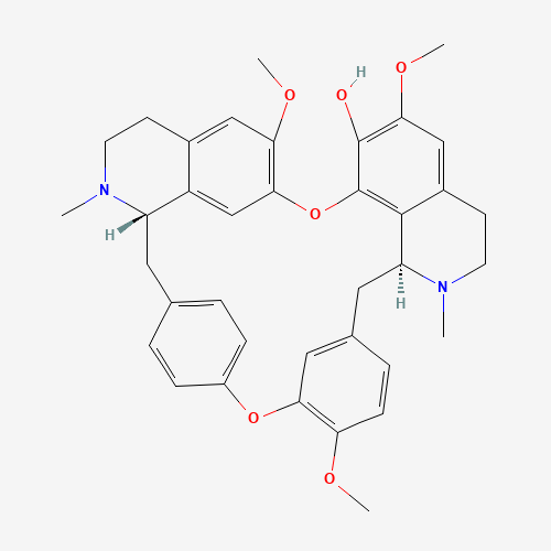 (1b)-6,6',12-Trimethoxy-2,2'-dimethylberbaman-7-ol (CAS: 436-77-1) - Chemical Structure and Molecular Formula 
