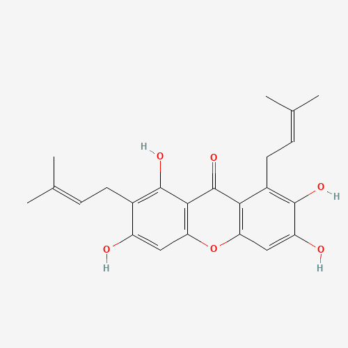 1,3,6,7-Tetrahydroxy-2,8-bis(3-methyl-2-buten-1-yl)-9H-xanthen-9-one (CAS: 31271-07-5) - Related Chemical Product