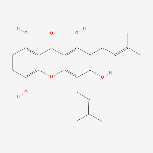 1,3,5,8-Tetrahydroxy-2,4-bis(3-methyl-2-buten-1-yl)-9H-xanthen-9-one (CAS: 33390-42-0) - Related Chemical Product
