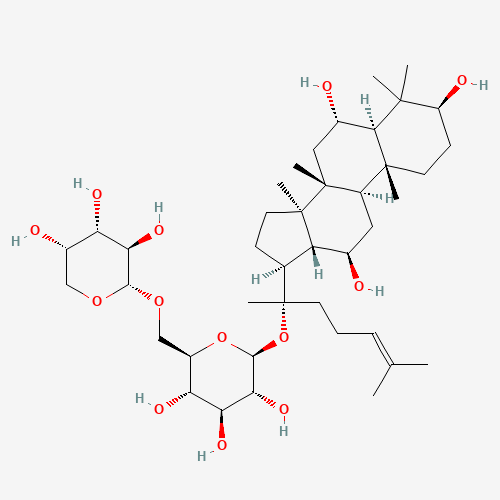 GINSENOSIDE F3 (CAS: 62025-50-7) - Chemical Structure and Molecular Formula 