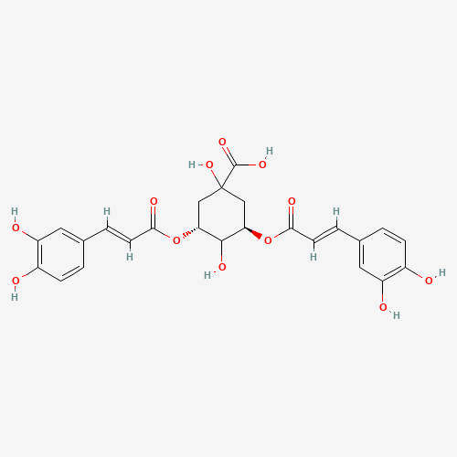 (3R,5R)-3,5-Bis{[(2E)-3-(3,4-dihydroxyphenyl)-2-propenoyl]oxy}-1,4-dihydroxycyclohexanecarboxylic acid (CAS: 2450-53-5) - Related Chemical Product