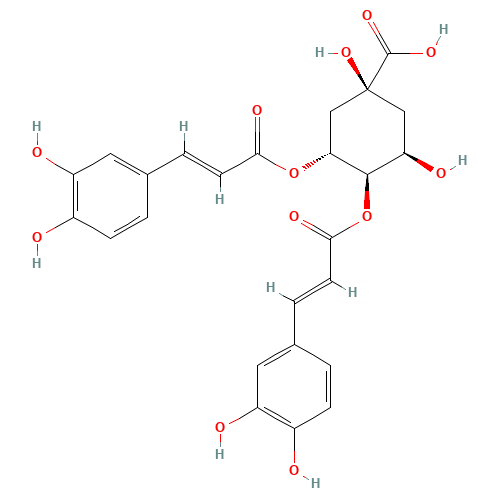 Isochlorogenic acid C (4,5) (CAS: 57378-72-0) - Chemical Structure and Molecular Formula 