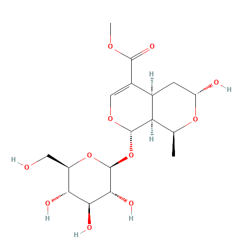 b-Morroniside (CAS: 25406-64-8) - Chemical Structure and Molecular Formula 
