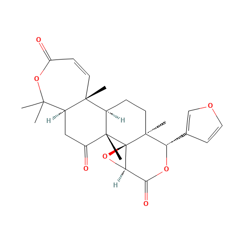 (5aR,5bR,7aS,8R,10aS,11aR,11bR,13aR)-8-(3-Furyl)-1,1,5a,7a,11b-pentamethyl-5b,6,7,7a,8,11b,13,13a-octahydrooxireno[4,4a]isochromeno[6,5-g][2]benzoxepine-3,10,12(1H,5aH,10aH)-trione (CAS: 751-03-1) - Related Chemical Product