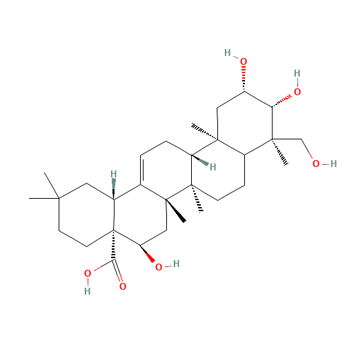 (2b,3b,5ξ,16a,18a)-2,3,16,23-Tetrahydroxyolean-12-en-28-oic acid (CAS: 22338-71-2) - Related Chemical Product