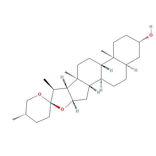 (3b,5b,25S)-Spirostan-3-ol (CAS: 126-19-2) - Related Chemical Product