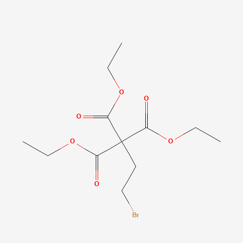 Triethyl 3-bromopropane-1,1,1-tricarboxylate (CAS: 71170-82-6) - Chemical Structure and Molecular Formula 