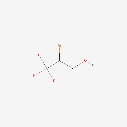 2-Bromo-3,3,3-trifluoropropan-1-ol (CAS: 311-86-4) - Chemical Structure and Molecular Formula 
