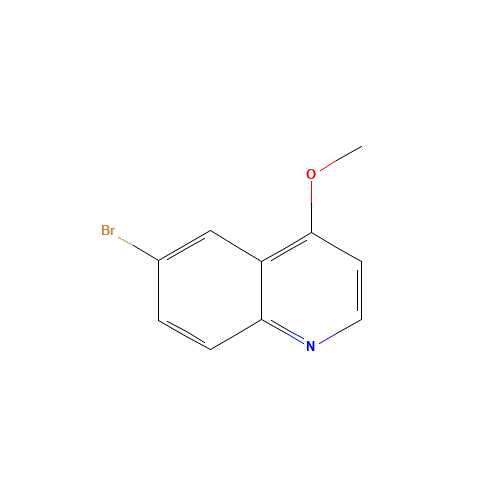 6-Bromo-4-methoxyquinoline (CAS: 874792-20-8) - Chemical Structure and Molecular Formula 