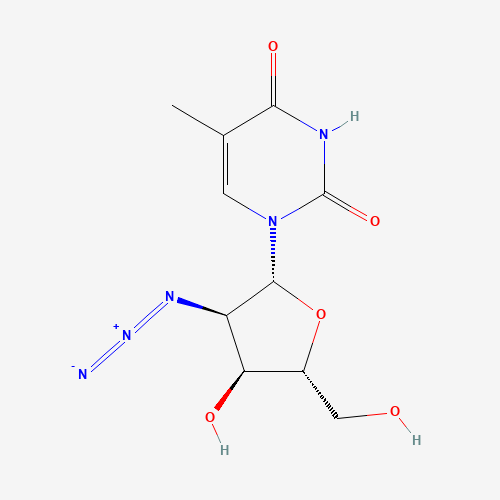 2'-(Azidomethyl)-2'-deoxy-3,4-dihydrothymidine (CAS: 97748-75-9) - Chemical Structure and Molecular Formula 