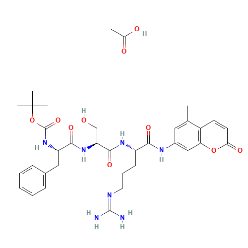 Trypsin (CAS: 9002-07-7) - Chemical Structure and Molecular Formula 