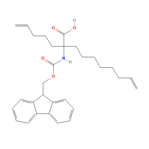 N-Fmoc-2-amino-2-(pent-4-enyl)dec-9-enoic acid (CAS: 1211504-14-1) - Related Chemical Product