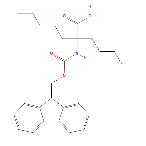 2-{[(9H-Fluoren-9-ylmethoxy)carbonyl]amino}-2-(4-penten-1-yl)-6-heptenoic acid (CAS: 1068435-19-7) - Related Chemical Product