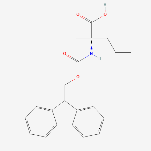 (2S)-2-{[(9H-Fluoren-9-ylmethoxy)carbonyl]amino}-2-methyl-4-pentenoic acid (CAS: 288617-71-0) - Related Chemical Product