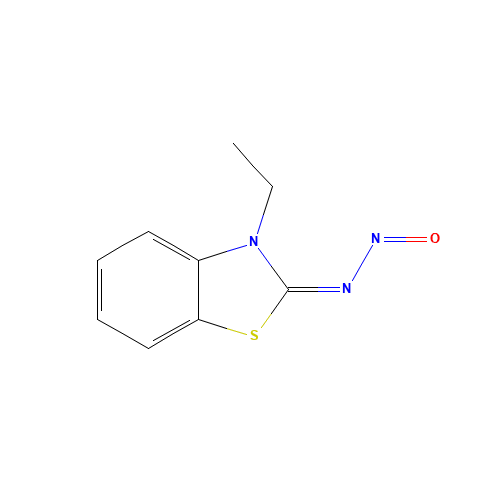 (2E)-3-Ethyl-N-nitroso-1,3-benzothiazol-2(3H)-imine (CAS: 19617-05-1) - Related Chemical Product