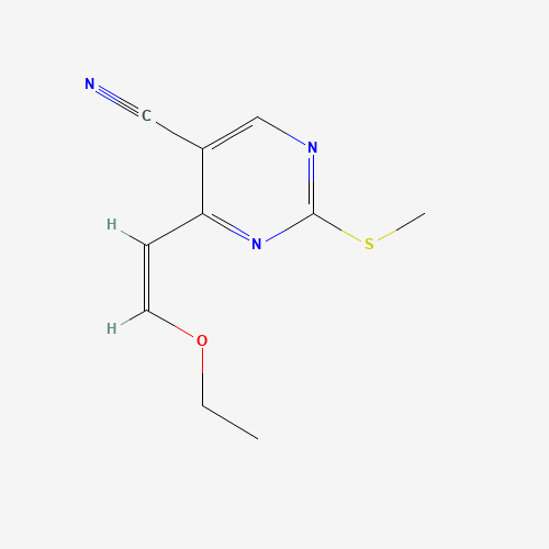 4-[(Z)-2-Ethoxyvinyl]-2-(methylsulfanyl)-5-pyrimidinecarbonitrile (CAS: 878804-79-6) - Related Chemical Product