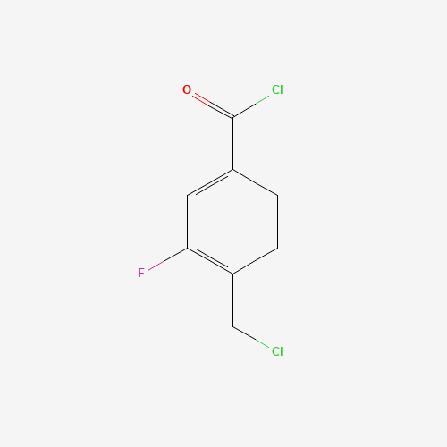 Benzoyl chloride, 4-(chloromethyl)-3-fluoro- (9CI) (CAS: 200418-17-3) - Related Chemical Product